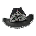 thumbnail image 3 of Party Sombreros Mujer Sombrero de Vaquero Halloween festivo decoraciones juegos de rol,negro Colcomx Sombrero de vaquero, 3 of 8