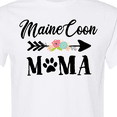 thumbnail image 4 of Inktastic Maine Coon Mama with Flowers and Arrow T-Shirt, 4 of 5