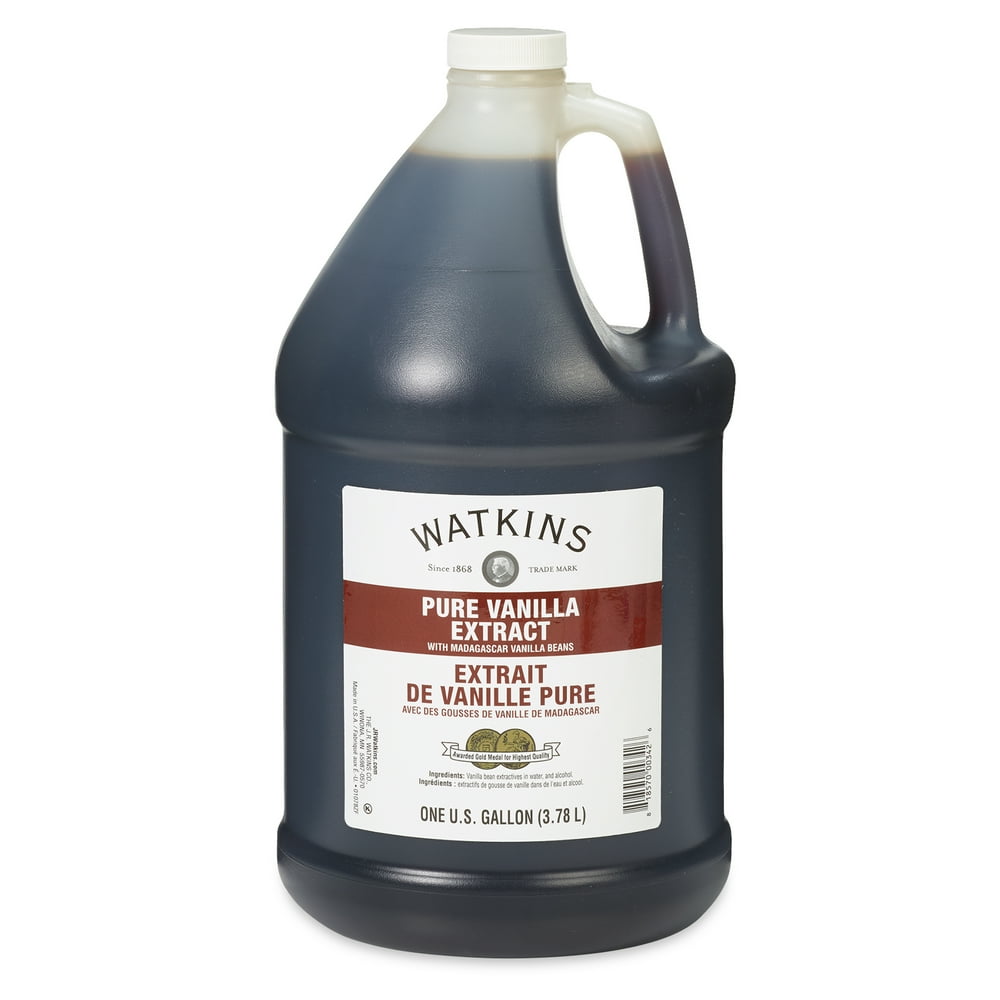 Watkins Pure Vanilla Extract, with Madagascar Vanilla Beans, 1 Gallon