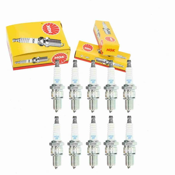10 pc NGK 7788 Standard Spark Plugs for 3022332 8900 8900-1 954 954C R41XLS RN57YCC TY26720 Ignition Wire Secondary