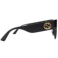 thumbnail image 3 of Gucci Eyeglasses GG0130O 001 53mm Black / Gold [53-18-145], 3 of 3