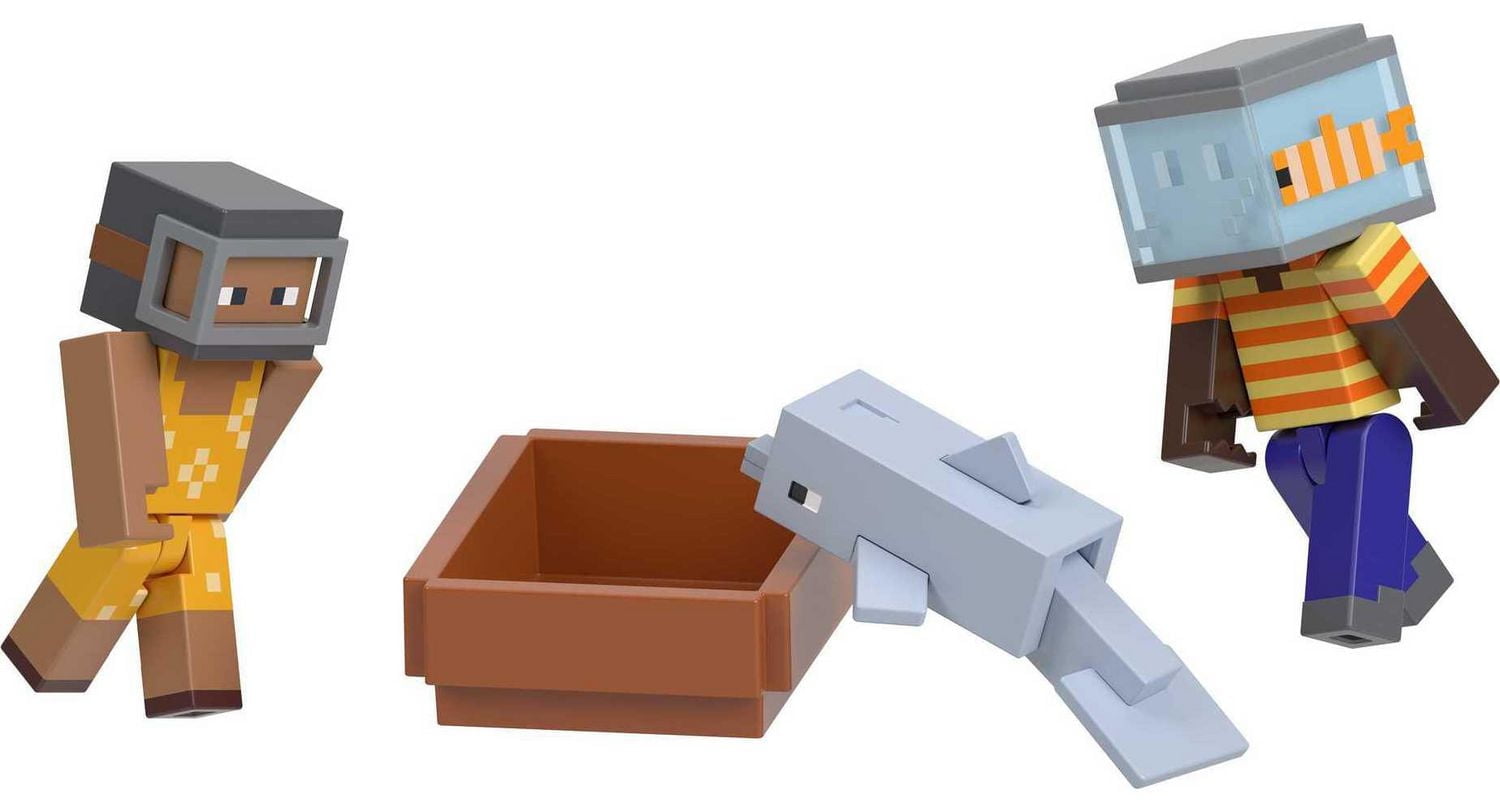 MINECRAFT – SÉRIE CRÉATEUR – COFFRET HISTOIRES – COMPAGNONS DE MER