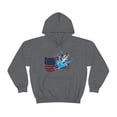 thumbnail image 6 of American Flag Fishing  Unisex Heavy Blend™ Hooded Sweatshirt S,M,L,XL,2X,3X, 6 of 9
