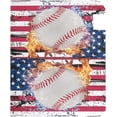 thumbnail image 3 of American Flag Baseball Mailbox Covers Magnetic Memorial Day 4th of July Mailbox Cover Patriotic Mailbox Wraps Post Letter Box Cover Garden Decorations Standard Size 18" X 21", 3 of 6