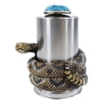 thumbnail image 5 of Diamondback Rattlesnake Coiling Around Toothpick Holder Spring Barrel Holder, 5 of 7