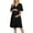 Z1 Black, variant on Women's Maternity Maxi Dress - Bohemian Floral Print, Short Sleeve Crew Neck Tiered Dress, Casual Flow Pregnancy Gown for Summer,Size for M