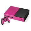 Skinit Textures Pink Carbon Fiber Xbox One Console and Controller Bundle Skin
