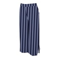 thumbnail image 4 of Summer Cotton Linen Pants for Women Casual Boho Gradient Print Pants 2026 Vacation Wide Leg Stripe Lounge Pant, 4 of 6