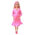 thumbnail image 1 of Muñeca de mamá embarazada de 11 pulgadas, juguete educativo divertido y encantador para interacción entre padres e hijos para niños, 1 of 2