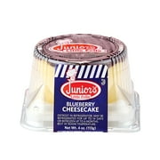 Junior's Little Fellas Blueberry Topped New York Style Cheesecake, 4 oz, Frozen