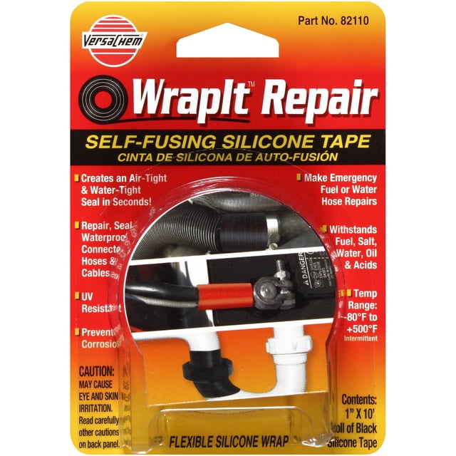 Cinta adhesiva Versachem 82110 WrapIt de silicona de 2,5 cm x 3 m
