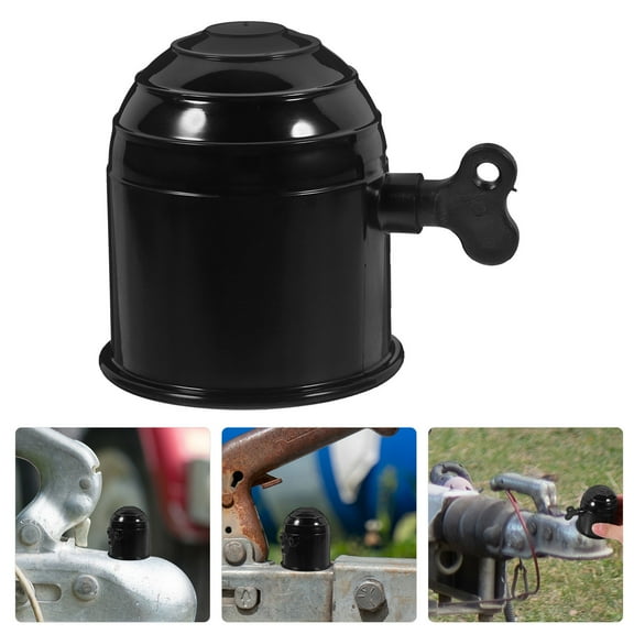 HEMOTON Tow Bar Cover Towing Rod Protection .5X6.5X6CM Black