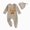 A1132-Khaki, variant on NOLDARES Newborn Baby Girl Clothes Romper One-Piece Cute Infant Fall Outfits Preemie Thanksgiving Jumpsuit Set,A1132-Khaki