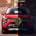 thumbnail image 4 of Corona de Navidad para coche con LED, diseño de Ovsor, decoración de coche, 2 unidades, 4 of 6