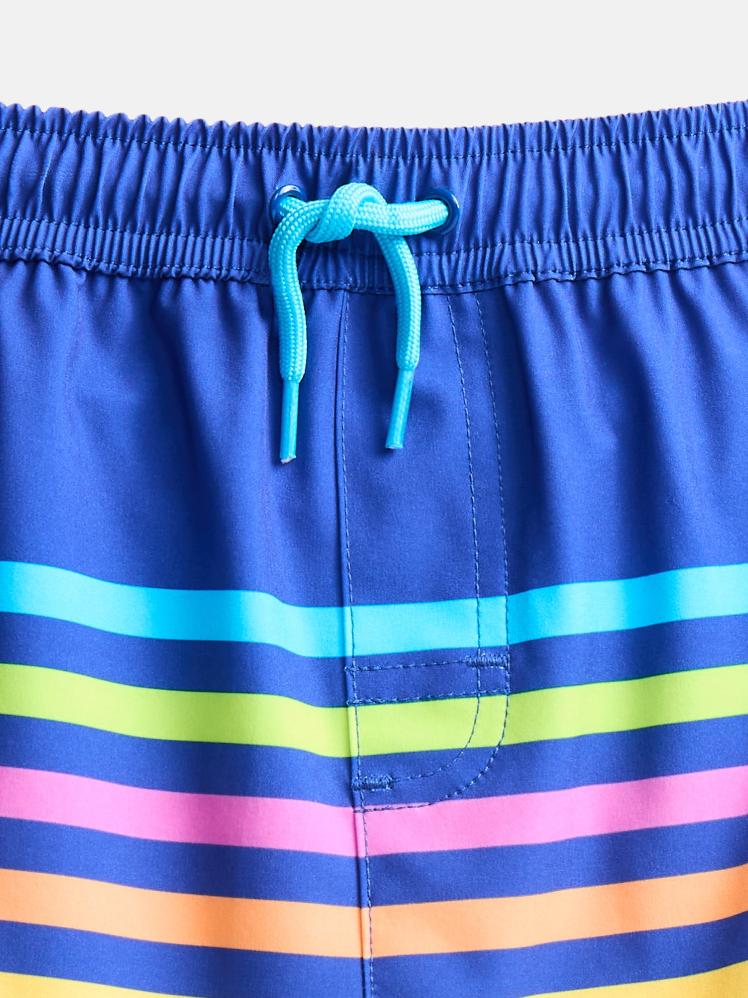 Wonder Nation Baby and Toddler Boys Printed Swim Trunks, Sizes 12M-5T