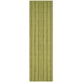 thumbnail image 4 of SAFAVIEH Martha Stewart Freehand Stripe Wool Area Rug, Mossy Rock, 8' x 8' Round, 4 of 6