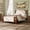 Brown, variant on Christopher Knight Home Queen Upholstered Platform Bed, Velvet Tufted Headboard and Footboard, Brown