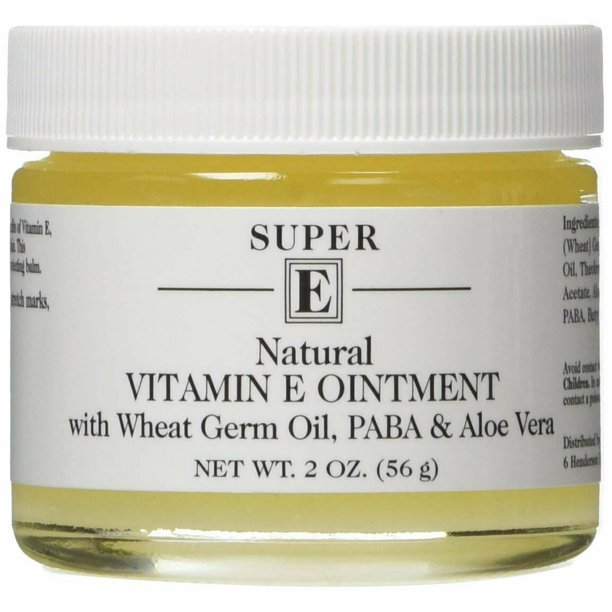 Super E Natural Vitamin E W/Wheat Germ Oil Aloe Vera Ointment, 2oz, 3