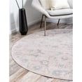thumbnail image 1 of Unique Loom 3127128 6 x 6 ft. Paris Willow Round Rug, Gray, 1 of 5