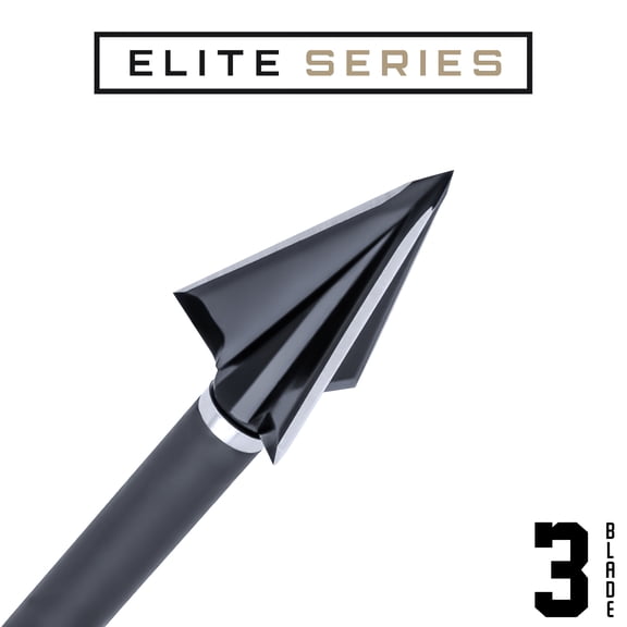Ozcut Broadheads Elite Series 3 Blade 100gr 125gr 150gr Stainless Steel Fixed Blade Broadhead 3 pack