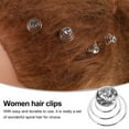 thumbnail image 5 of 12 Pcs Hair Pin Barrettes Clip Jewels for Women Twists Coil Spiral Accessories Clips Mini Rhinestone Curls, 5 of 6
