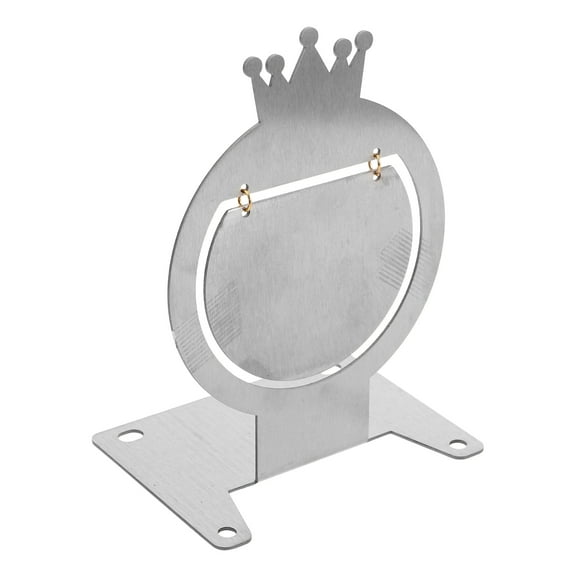 Milisten Resetting Target Stainless Steel Silver for Outdoor Training Simulate Scenarios 1Pack