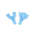 thumbnail image 3 of 10pcs Dental Impression Trays - Plastic Perforated Autoclavable Teeth Trays, Dentist Oral Material Tool, 3 of 4