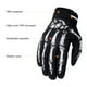 thumbnail image 2 of par de guantes de motocross con huesos de esqueleto para motocicleta, guantes deportivos MTB impermeables y a prueba de viento para exteriores, 2 of 4