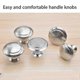 thumbnail image 5 of 20pcs Kitchen Cabinet Knobs Pull, Brushed Nickel Cabinet Knobs, Drawer Dresser Handles, 5 of 5