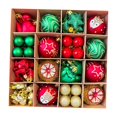 thumbnail image 2 of Juego de 64 Piezas de Adornos Navideños, Adornos para El de Navidad, Artículos para Fiestas, Manualidades, Decoración de Mesa DIY, Brillantes Ad Estilo F, 2 of 9