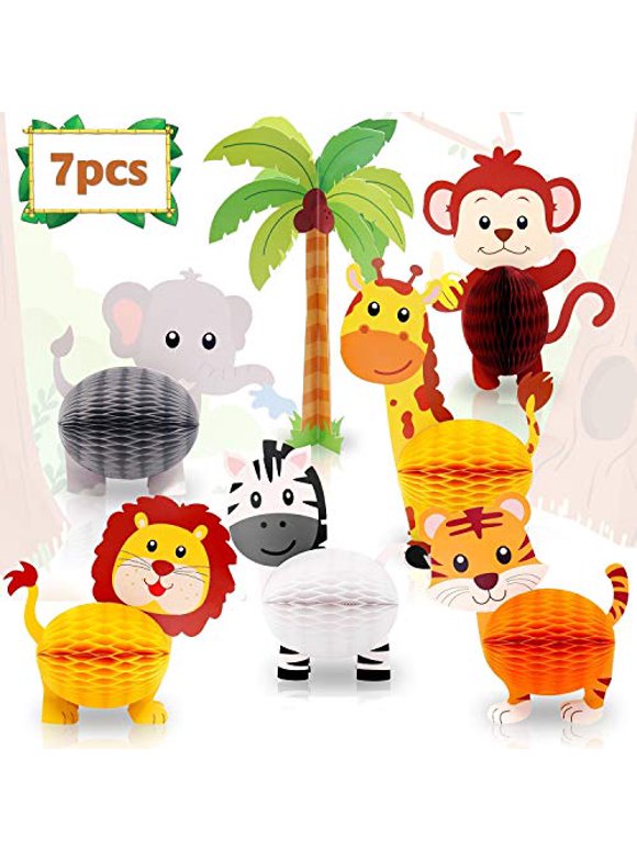 Jungle Party Tableware in Jungle Safari Party Supplies