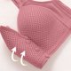 thumbnail image 4 of Ropa Interior Transpirable para las Mujeres de Tamaño Grande Sujetador Delgado, Sujetador de Confort Diario de Reunión Inalámbrica para Todas las Estaciones, 4 of 5