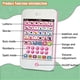 thumbnail image 2 of Baby Phone /Kids Tablet Learn Alphabets Words Numbers Music- ABC Learning for Toddlers Educational Toy for 3Years+, 2 of 5