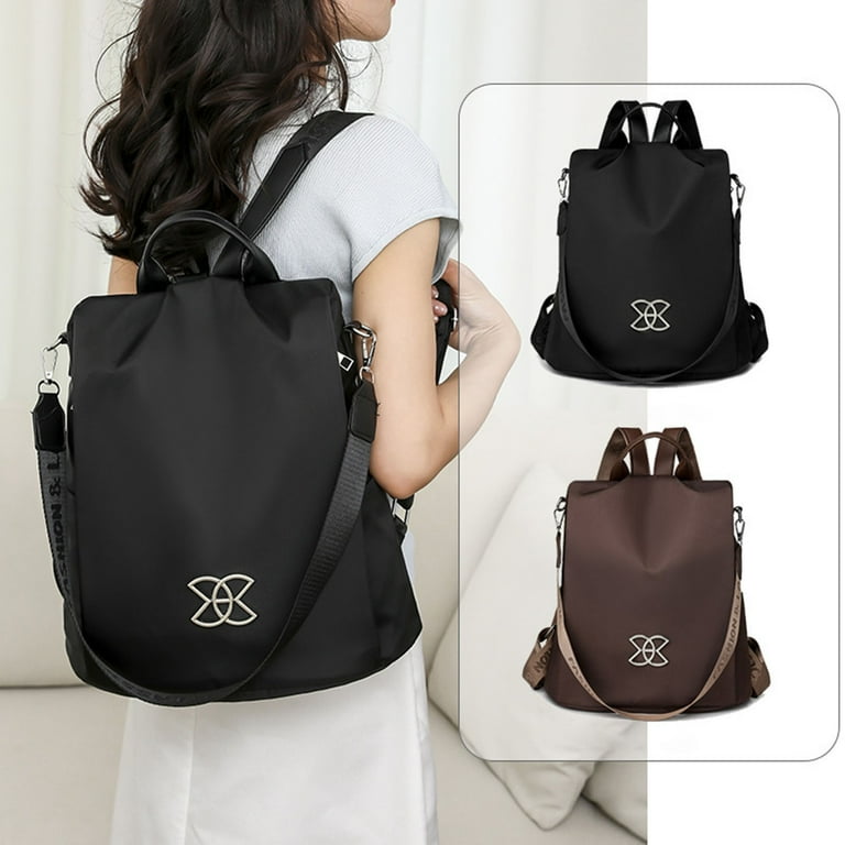 CMrtew Anti Multi Purpose Bag 3 Way Crossbody Cloth Backpack for Women Large Capacity Lightweight Travel Bag Anti Theft Multi Purpose Large Capacity Oxford Cloth Lightweight Shoulder Bag Walmart