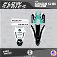 thumbnail image 2 of Kalair GFX Graphics Kit for Kawasaki KX450F (2009-2011) Flow Series, 2 of 5