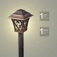 thumbnail image 3 of Malibu Outdoor Landscape Lighting Low Voltage 8 Pack LED Pathway Light 1W Garden Lights for Lawn, Yard Patio 8405-9112-08, 3 of 6