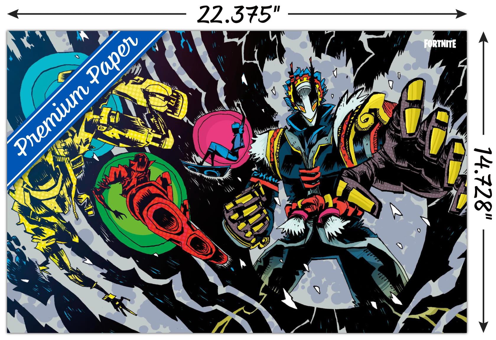 Fortnite - Jim Mahfood Reach Wall Poster, 14.725" x 22.375"