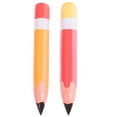 thumbnail image 1 of KAKOWELY Lápiz inflable grande: 2 piezas de globos inflables gigantes colgantes, lápices, crayones, decoración para el aula, decoración de regreso a clases, suministros para fotos del aula., 1 of 4