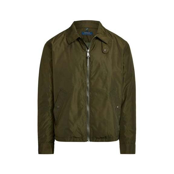 Polo Ralph Lauren Mens Water Repellent Windbreaker (Medium, Olive)