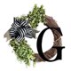 thumbnail image 1 of Corona para puerta de entrada con apellidos, ideal para todo el año, placas decorativas colgantes delante de la puerta., 1 of 1