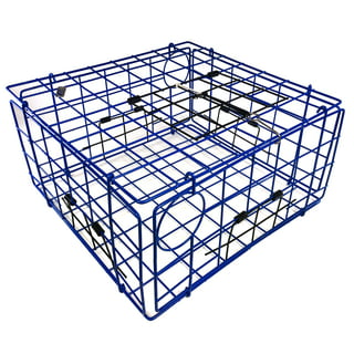Fish Baskets Steel Wire Crab Fishing Cage Traps for Saltwater