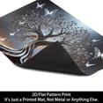 thumbnail image 6 of 1 2D/flat stove cover protection pad, silver-brown crystal butterfly decorative tree pattern design, 28.3x20.5 inches (72×52cm), easy to clean, perfectly suitable for any kitchen, washing machine, dr, 6 of 9