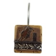 thumbnail image 2 of Western Barrel Racer With Floral Patterns Bathroom Shower Curtain Hooks 12pk, 2 of 6