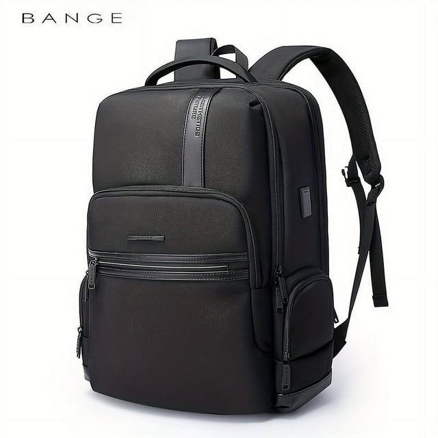 BANGE Large Capacity Business Backpack, Multifunctional Backpack For Business Trip Travel, Students Laptop Computer Bag, Simple Solid Color Bag, Outdoor Travel Bag