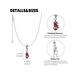 thumbnail image 2 of Collar Plata Con Dije Los Vengadores Spiderman Red, 2 of 4