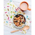 thumbnail image 3 of Happy Birthday Kitchen Dish Towels for Drying Dishes Set of 3, Colorful Words Waffle Weave Microfiber Hand Tea Bathroom Towels Quick Dry & Absorbent Towel 12x12, 3 of 7