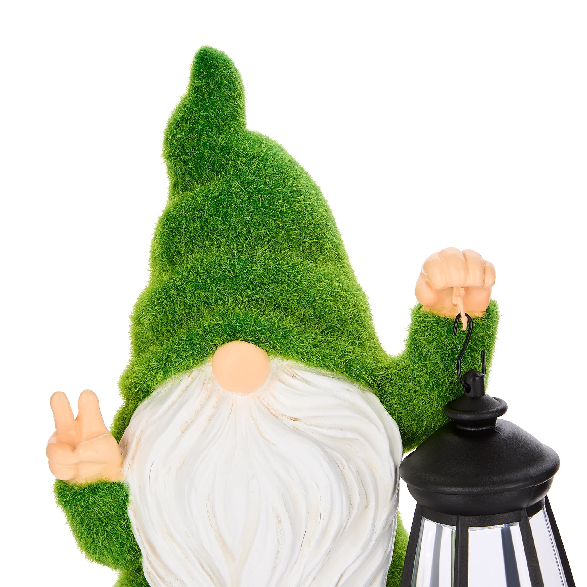 Mainstays Solar Gnome Statue with Lantern