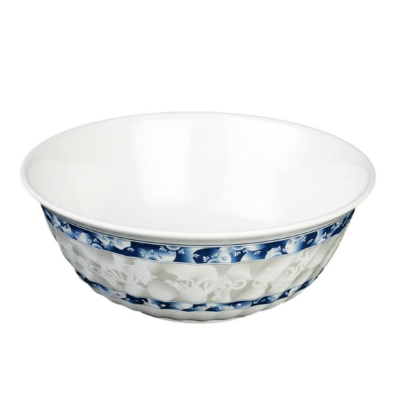 Excellante Blue Dragon Melamine Dinnerware Collection 21 oz., 6" Swirl Bowl, Comes In Dozen