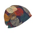 thumbnail image 2 of KLL Autumn Leaves Winter Fall Beanie Knit Hats for Men & Women - Warm & Soft Stylish Toboggan Caps for Cold Weather, 2 of 6