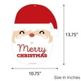 thumbnail image 6 of Big Dot of Happiness Jolly Santa Claus - Hanging Porch Christmas Party Outdoor Decorations - Front Door Decor - 1 Piece Sign, 6 of 8